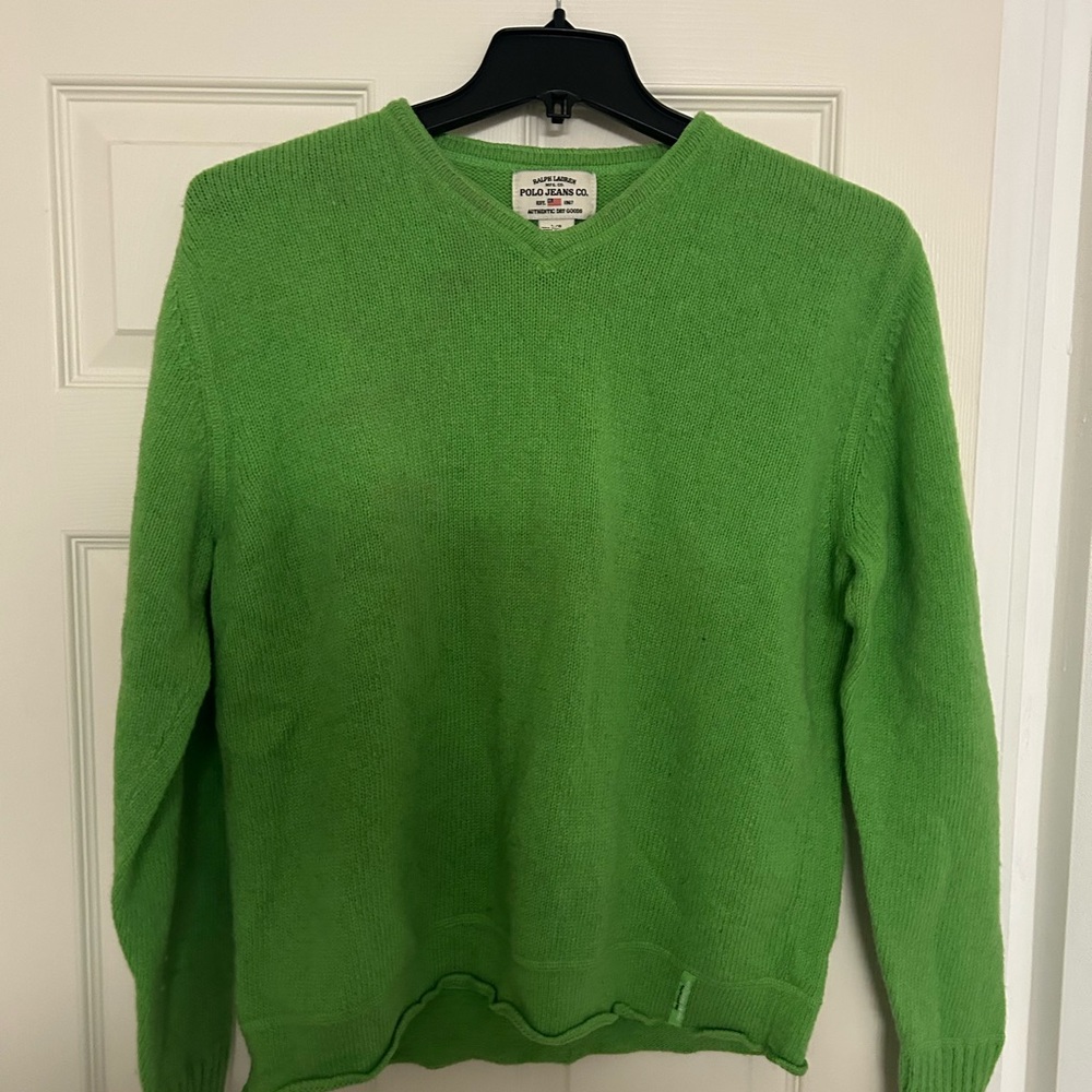 vintage polo ralph lauren sweater green size large
